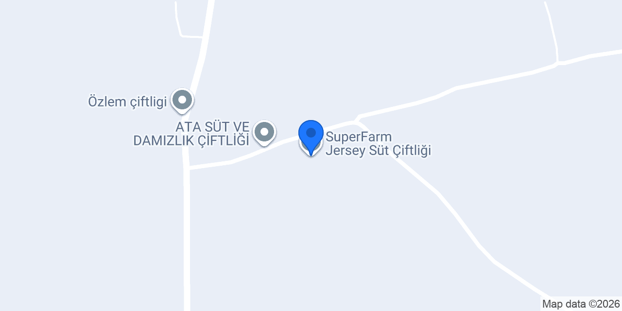 SuperFarm Jersey Süt Çiftliği konumu