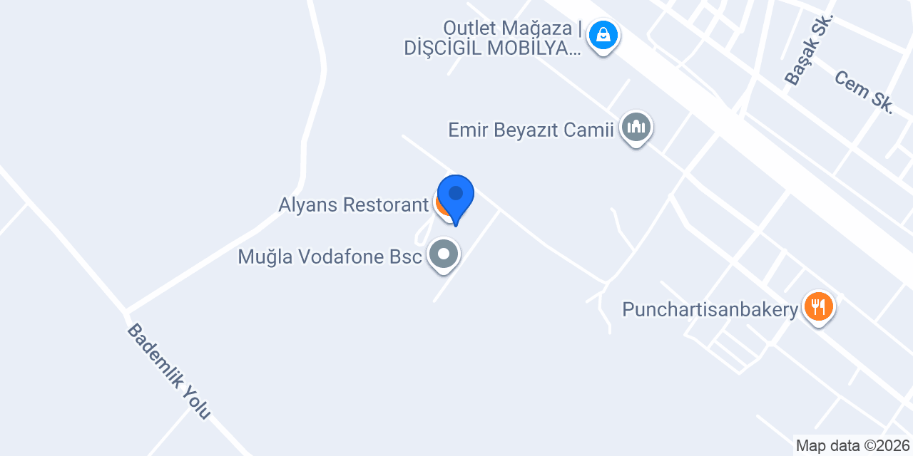 Alyans Restorant konumu