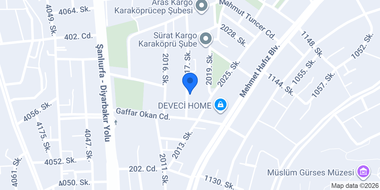 Şimşekli Elektirik2 Karaköprü konumu