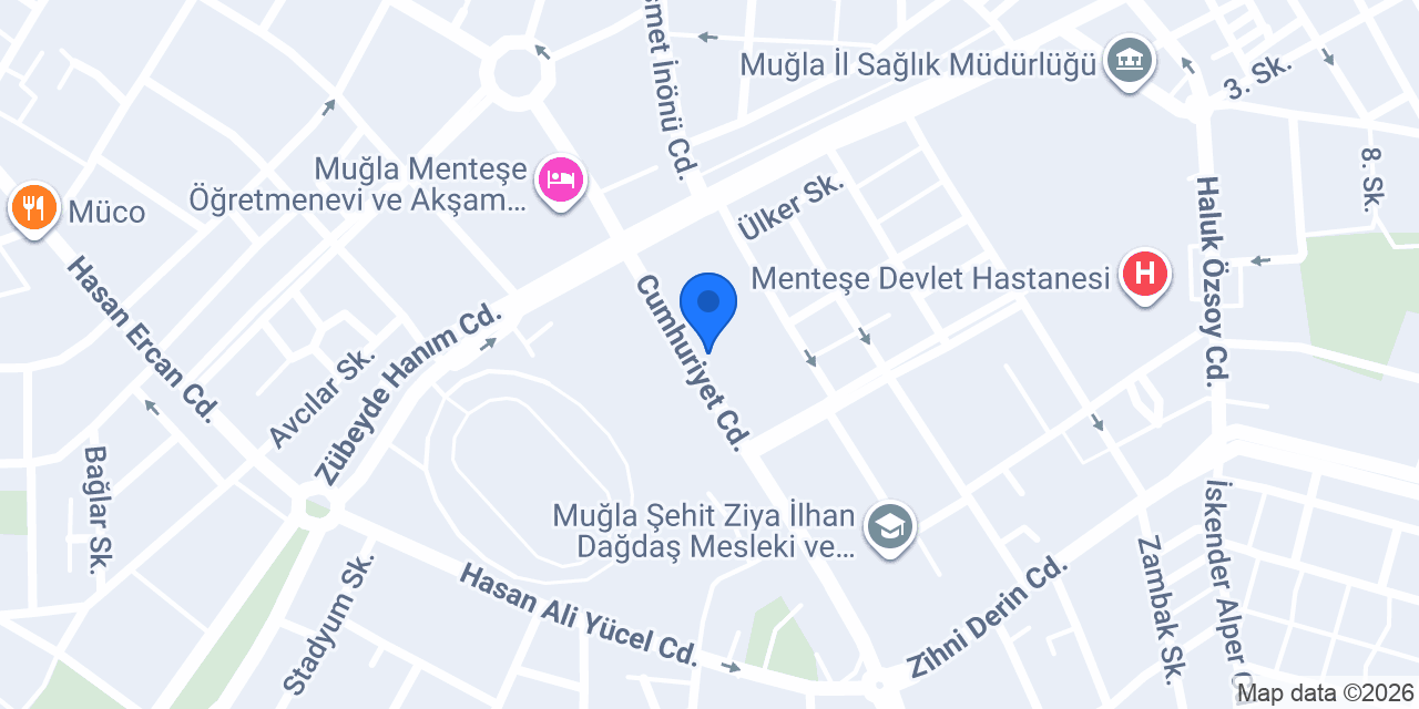 Muğla Tamir konumu