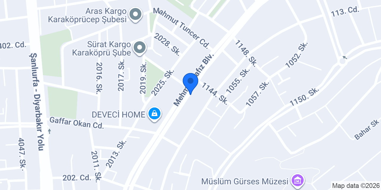 Mabel çiçek şanlıurfa konumu