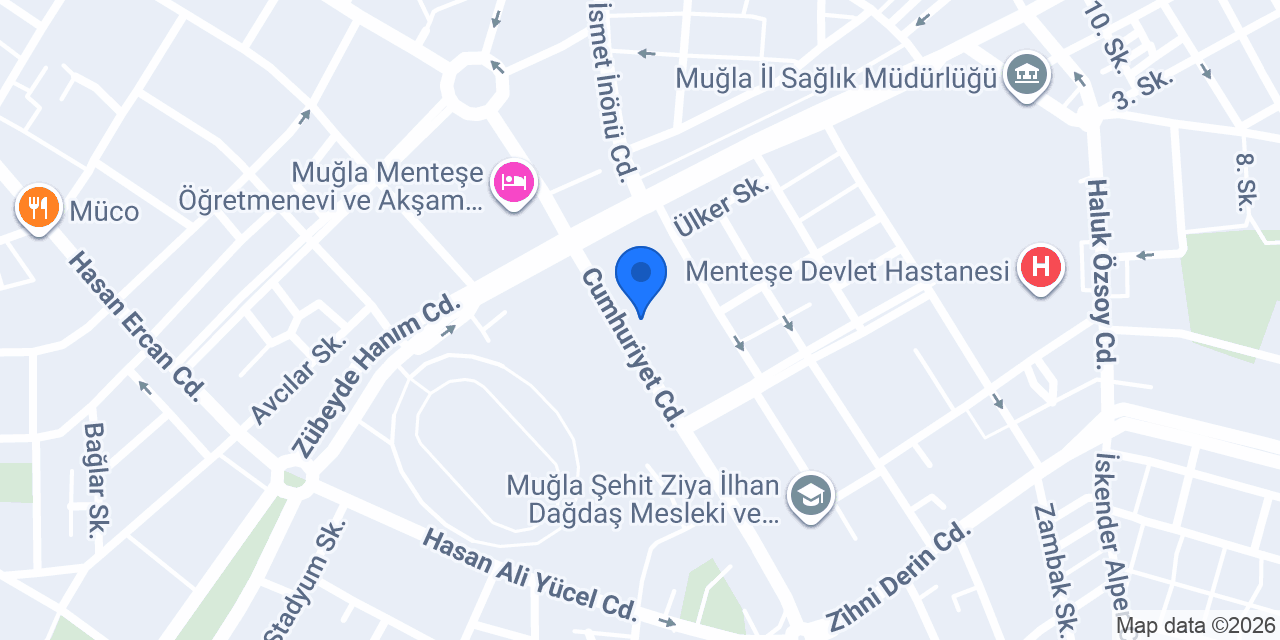 Veteriner Kliniği konumu