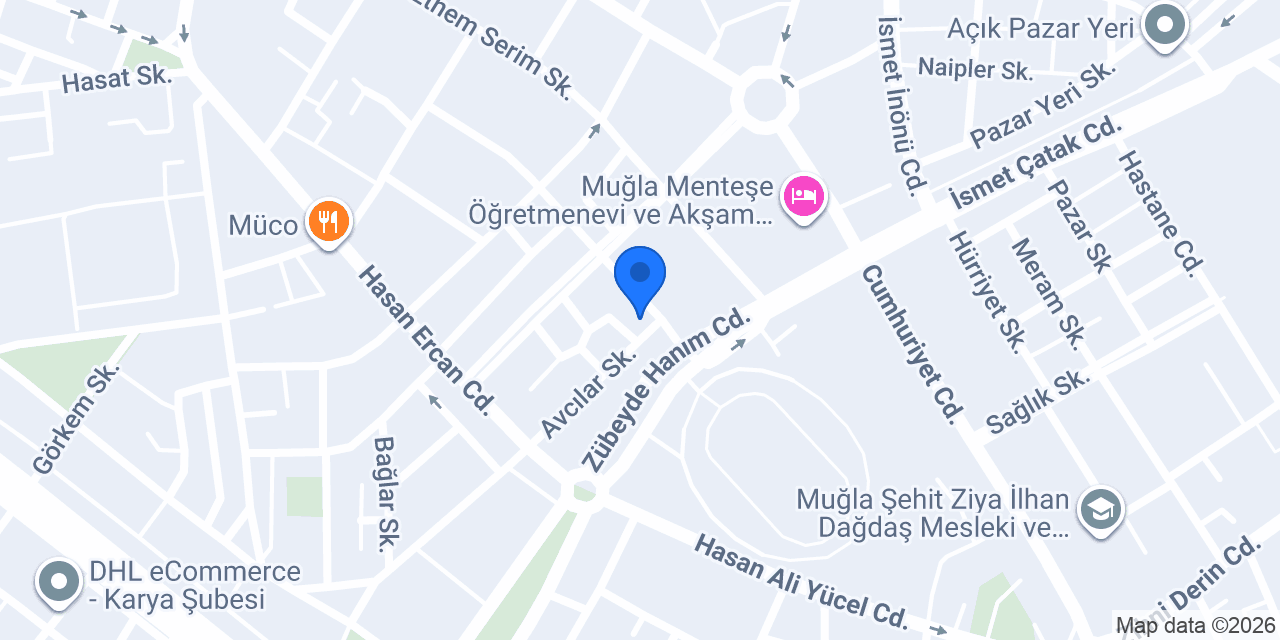 Aras Kargo Muğla Şubesi konumu