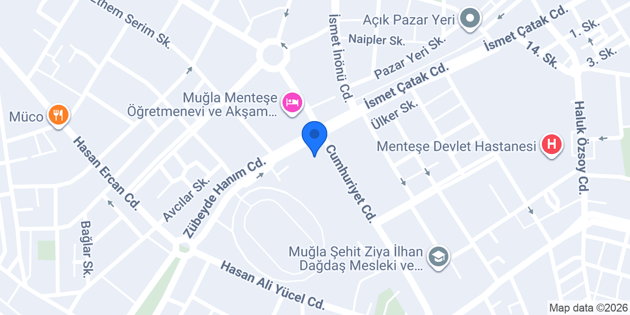 Karaca Muğla Mağazası konumu