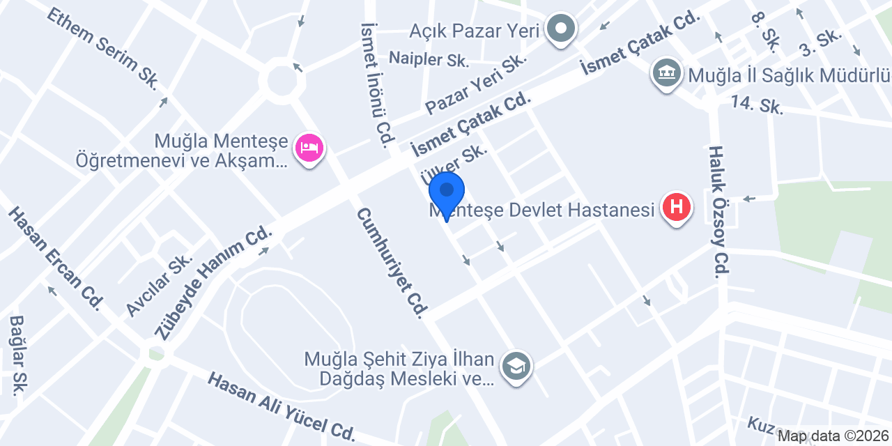 English Time Dil Okulu Muğla Şubesi konumu