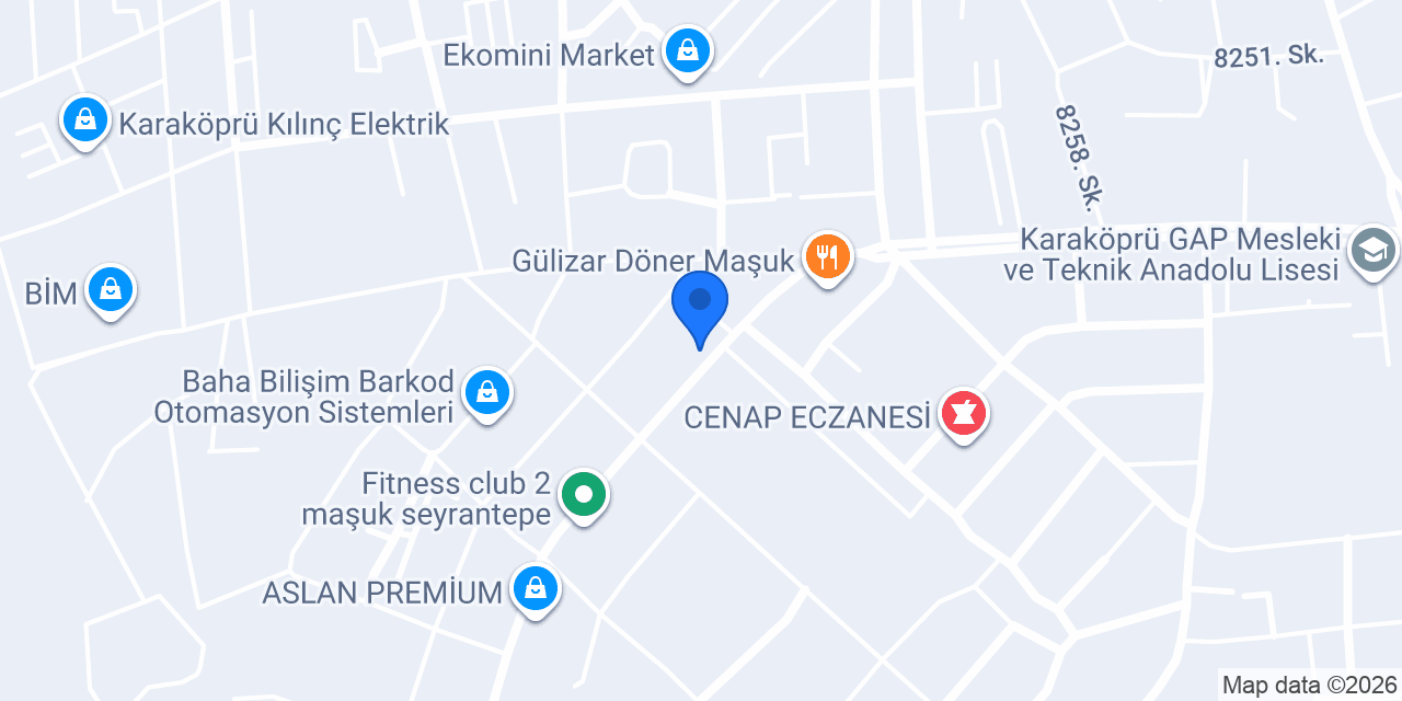 Maşuk Gözde Tantuni konumu