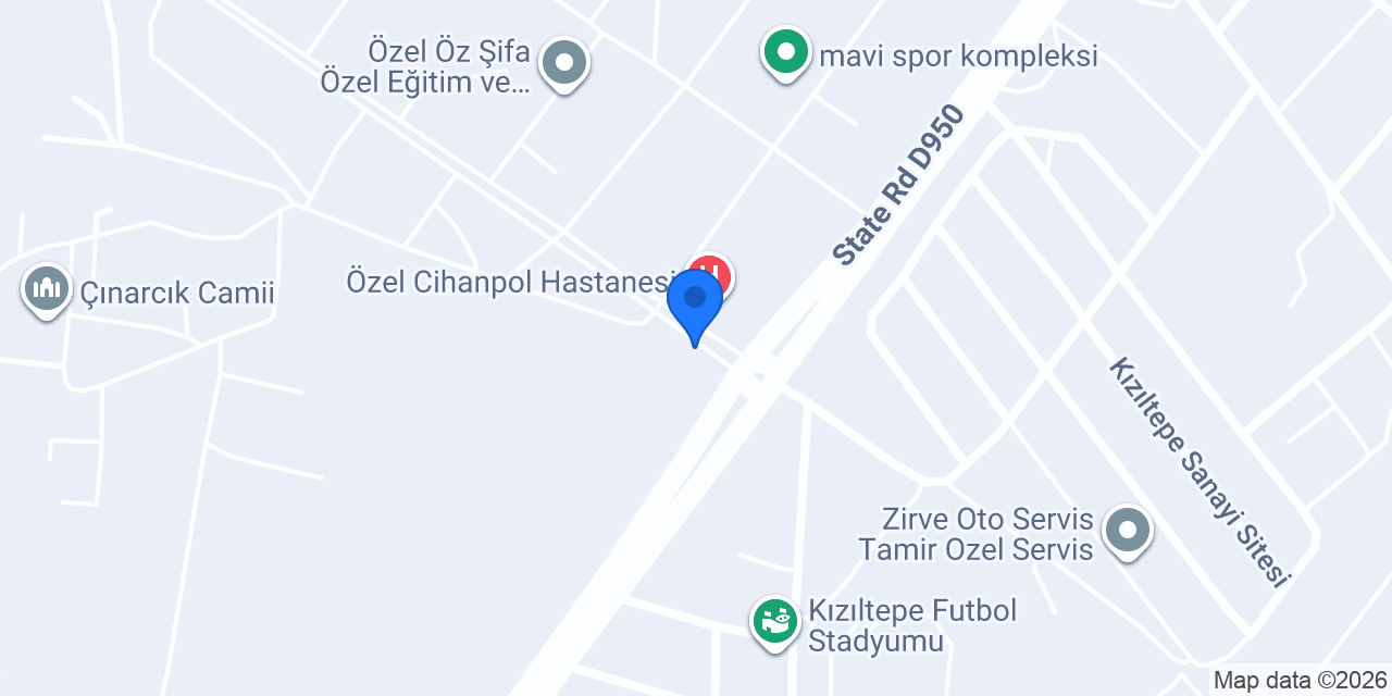 Cihanpol Hastanesi taksi konumu