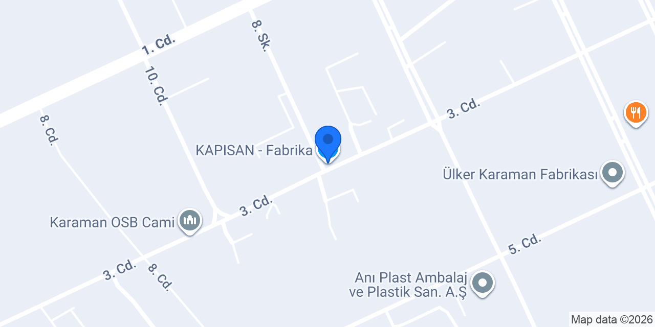 KAPISAN - Fabrika konumu