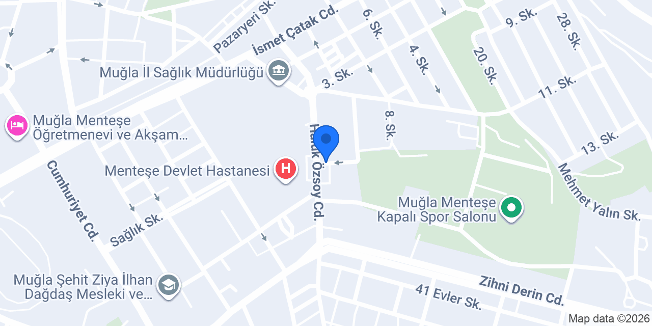 Diş Hekimi Cevher Kahraman konumu