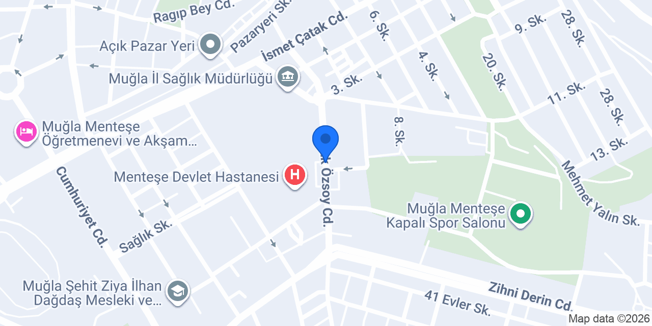 Menteşe Sağlık Taksi konumu