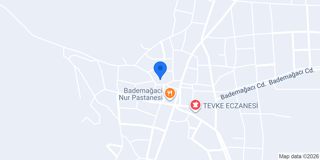 Bademağacı Belediyesi konumu