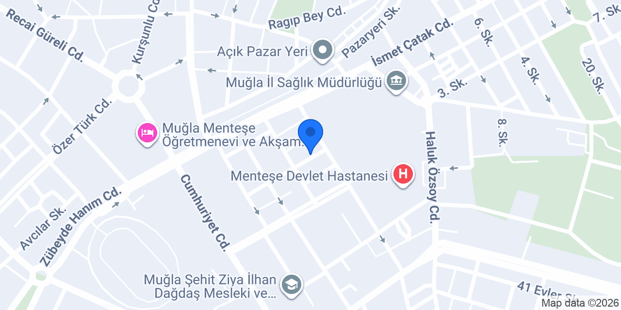 Muğla Bisiklet konumu