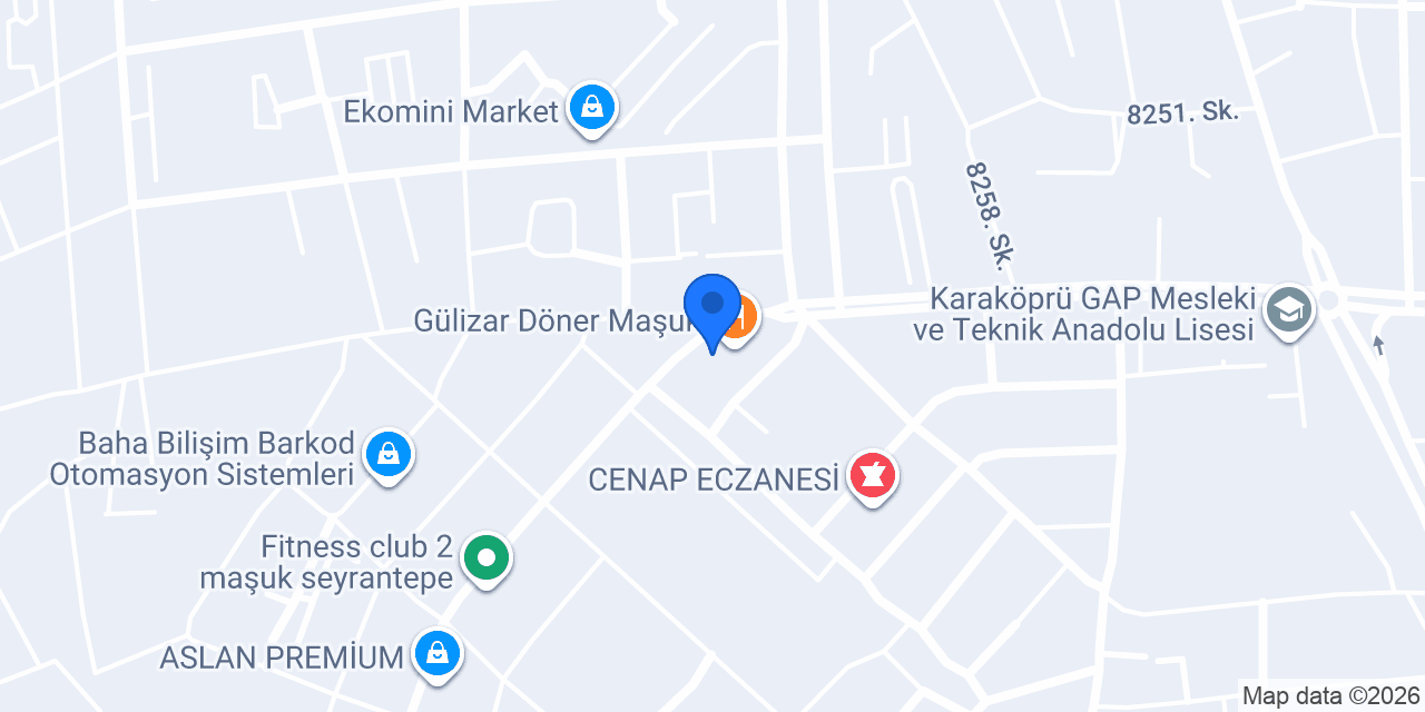 Chef Mersin Tantuni Seyrantepe konumu