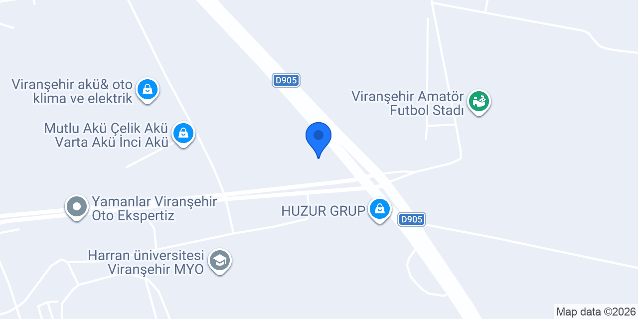 Viranşehir oto lastik konumu
