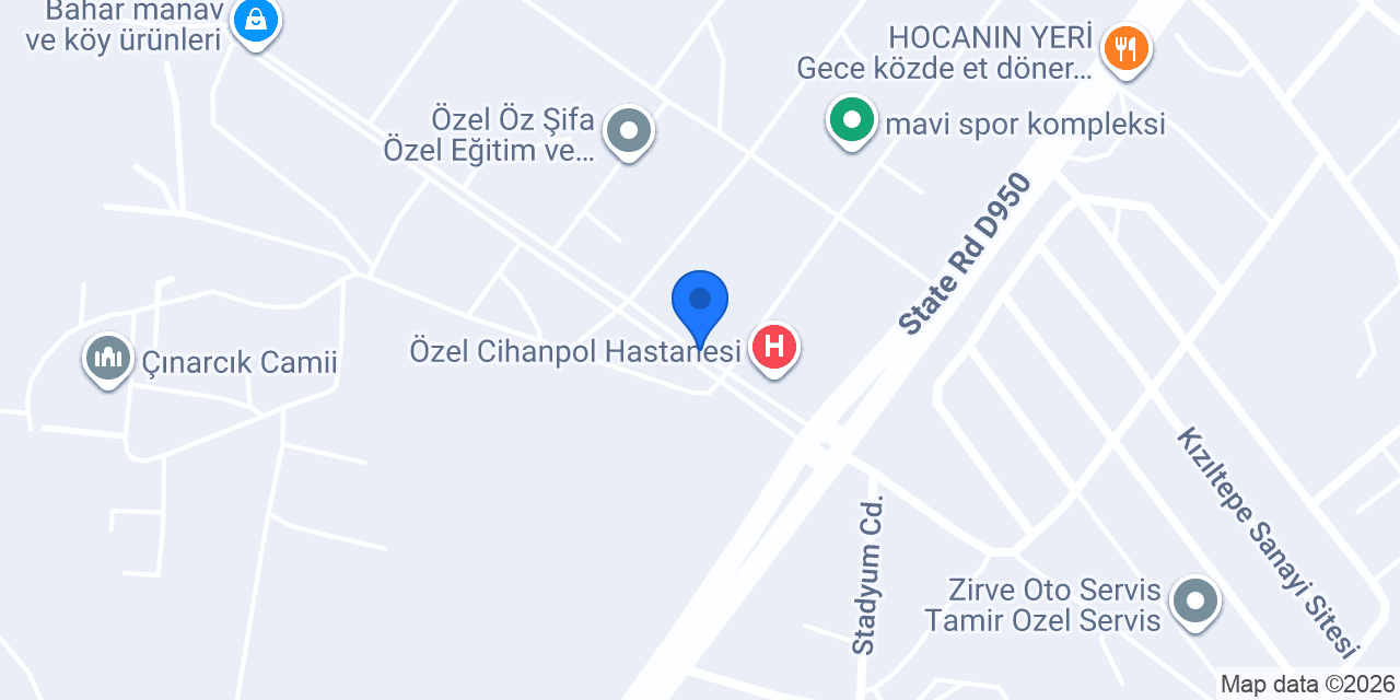 ÖZ DAMAK PASTANE & CAFFE konumu