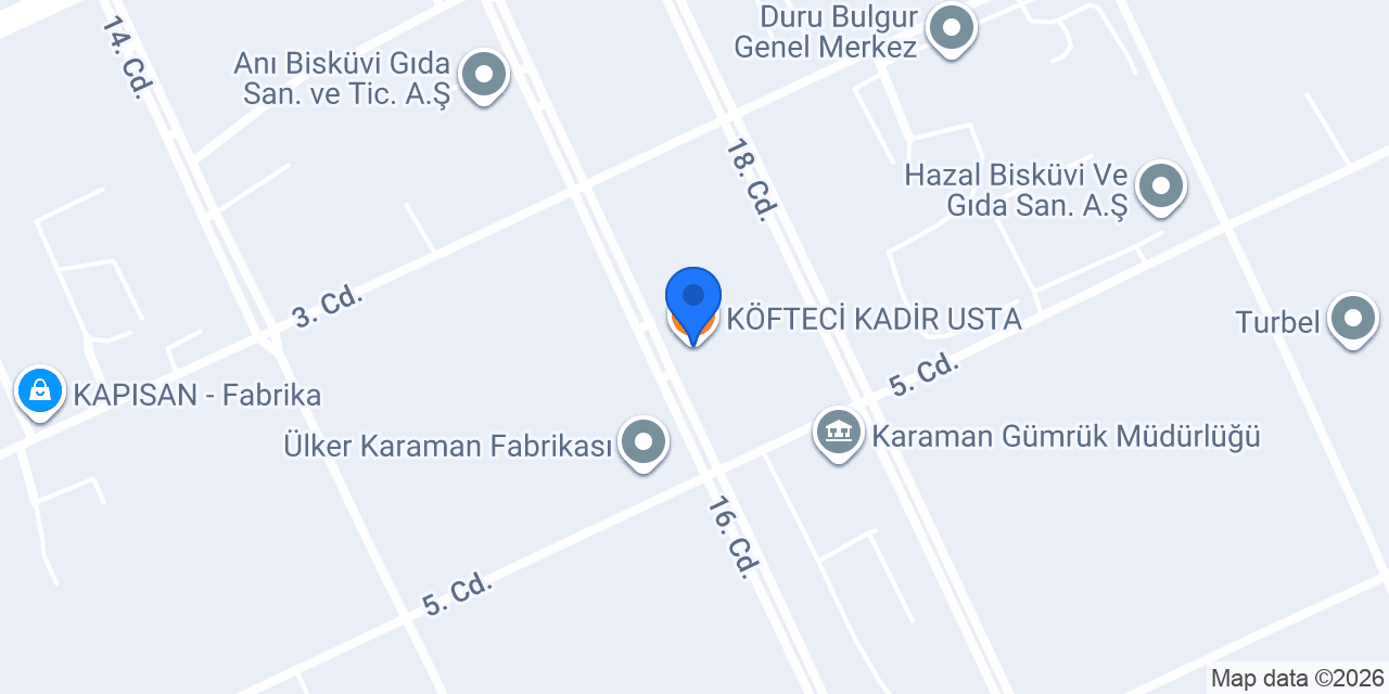 KÖFTECİ KADİR USTA konumu