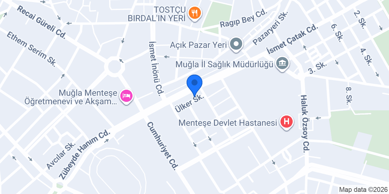 ÇİÇEK DÜNYASI MUĞLA konumu