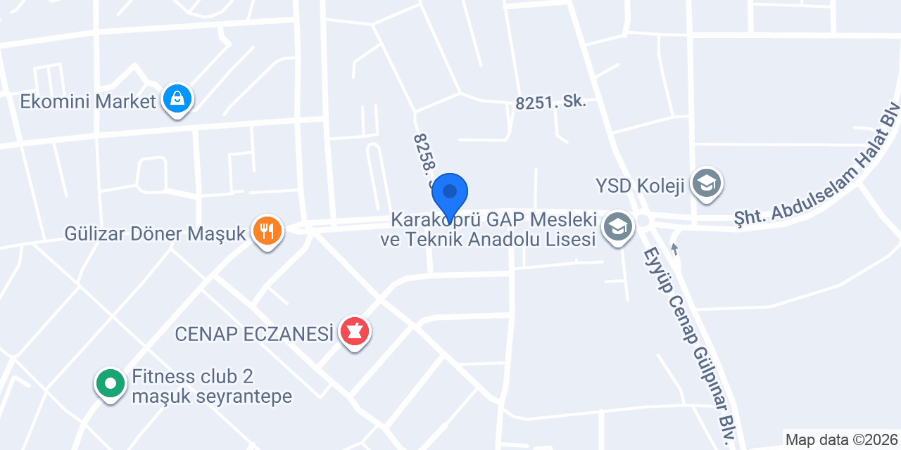 ŞİRİN ECZANESİ (Sinem Yıldırım) konumu