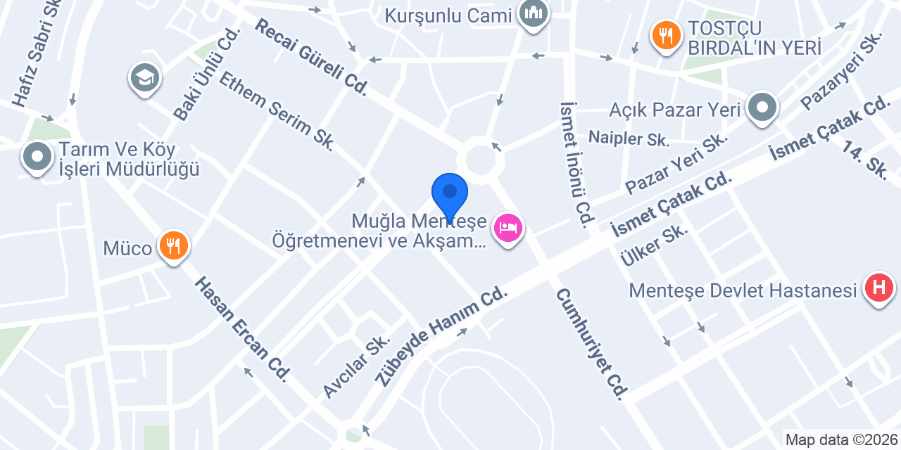 Uygulama Oteli konumu