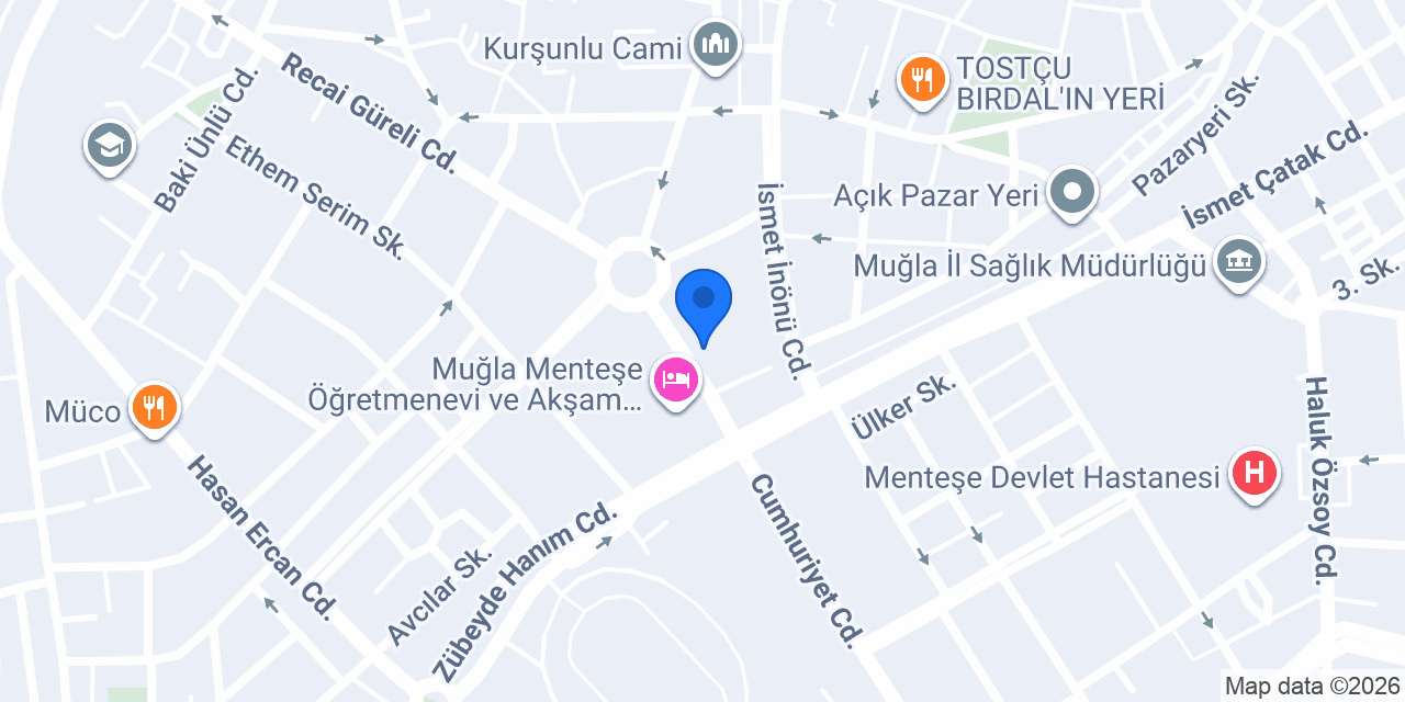 Çamcı Hukuk Bürosu konumu