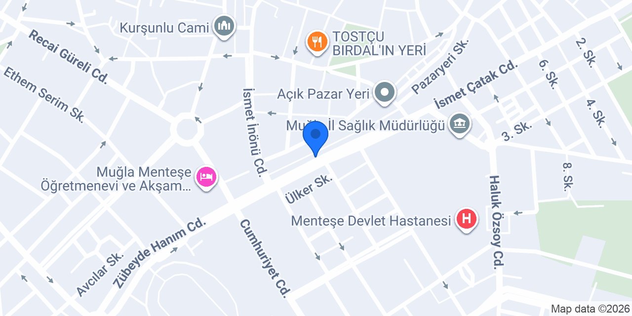 Gül Çiçekçilik konumu