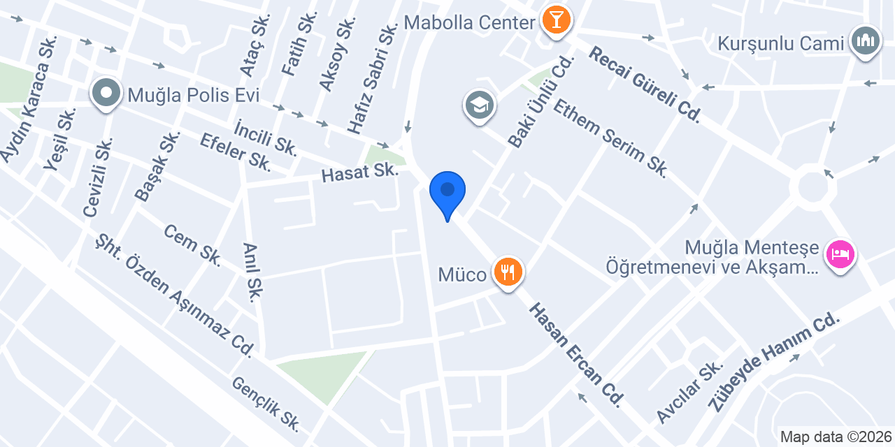 MENTEŞE HALK EĞİTİMİ MERKEZİ konumu