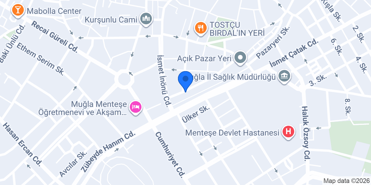 Kapalı Pazar Yeri konumu