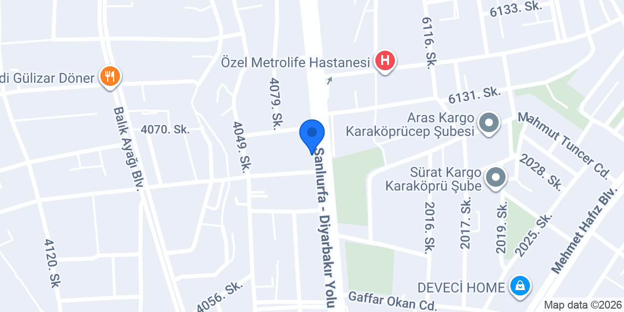 HAMALI MOBİLYA konumu