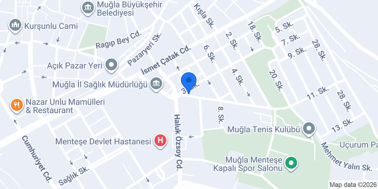 Ada Ortopedi Protez - Ortez Yapım ve Uygulama Merkezi konumu