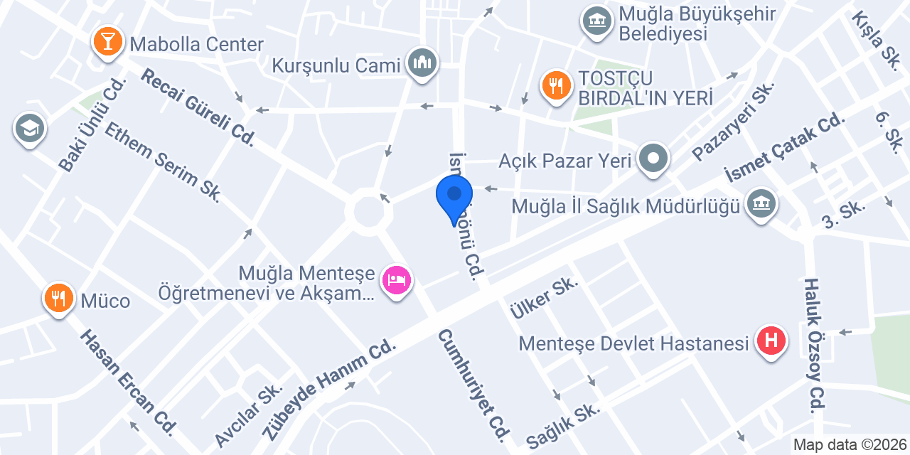 Özlem Pastanesi 3 konumu