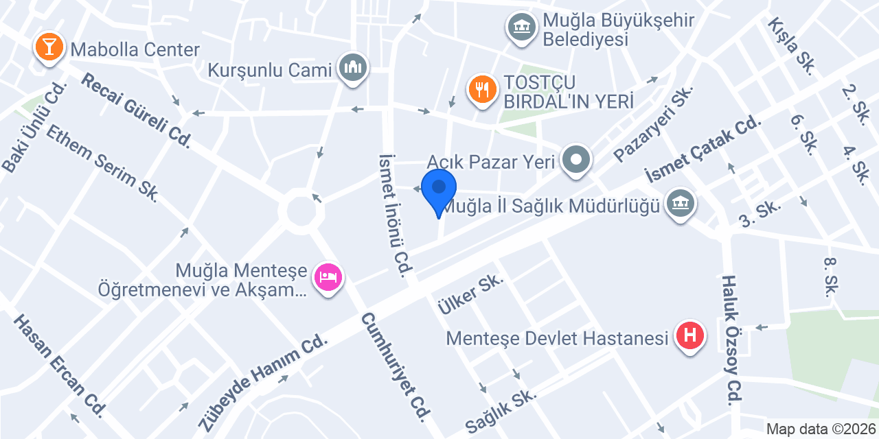 Korkmaz Anahtarcılık konumu
