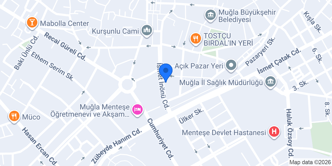 Muğla Optik konumu