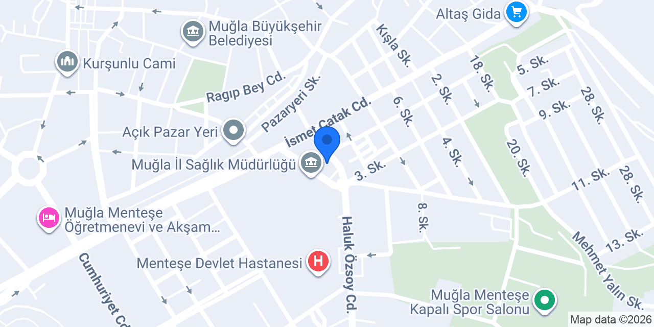 Muğla Yağmur Çiçekçilik konumu