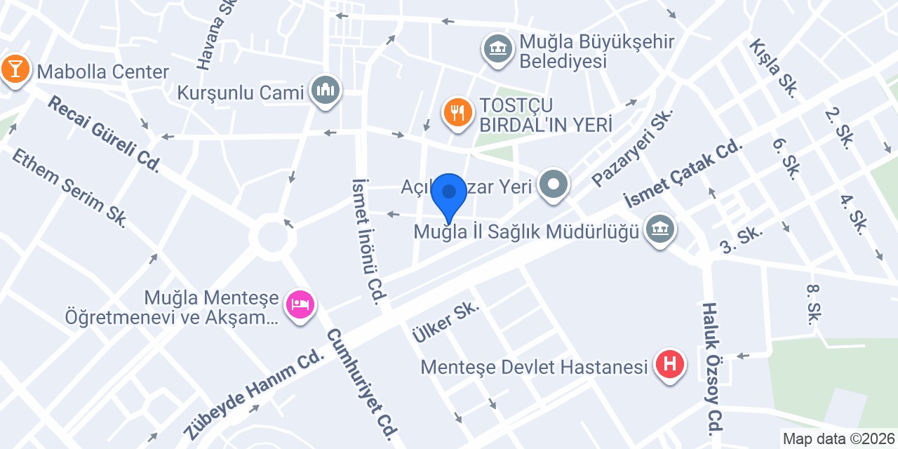 MODA AYAKKABI MUGLA konumu