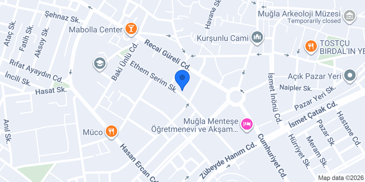 Özler Hukuk Bürosu konumu