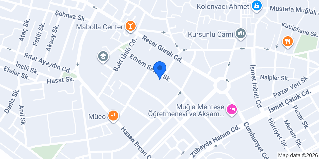 Domino's Pizza Muğla konumu