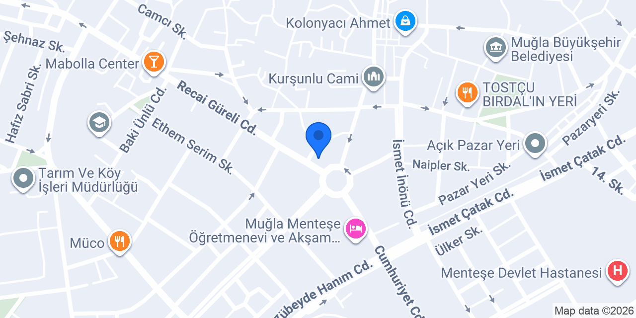 Atapark Menteşe konumu