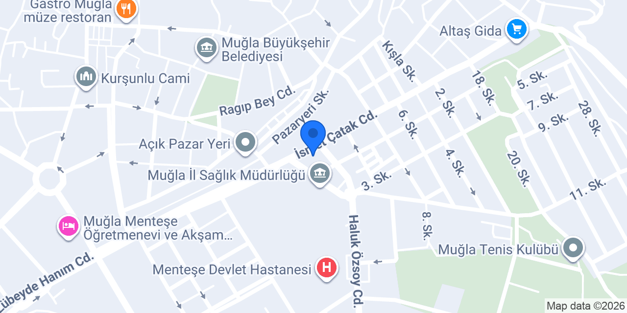 Muğla Burcu Çiçekçilik konumu