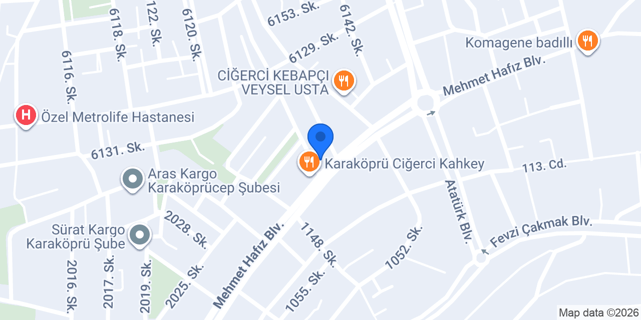 Zebrano konumu