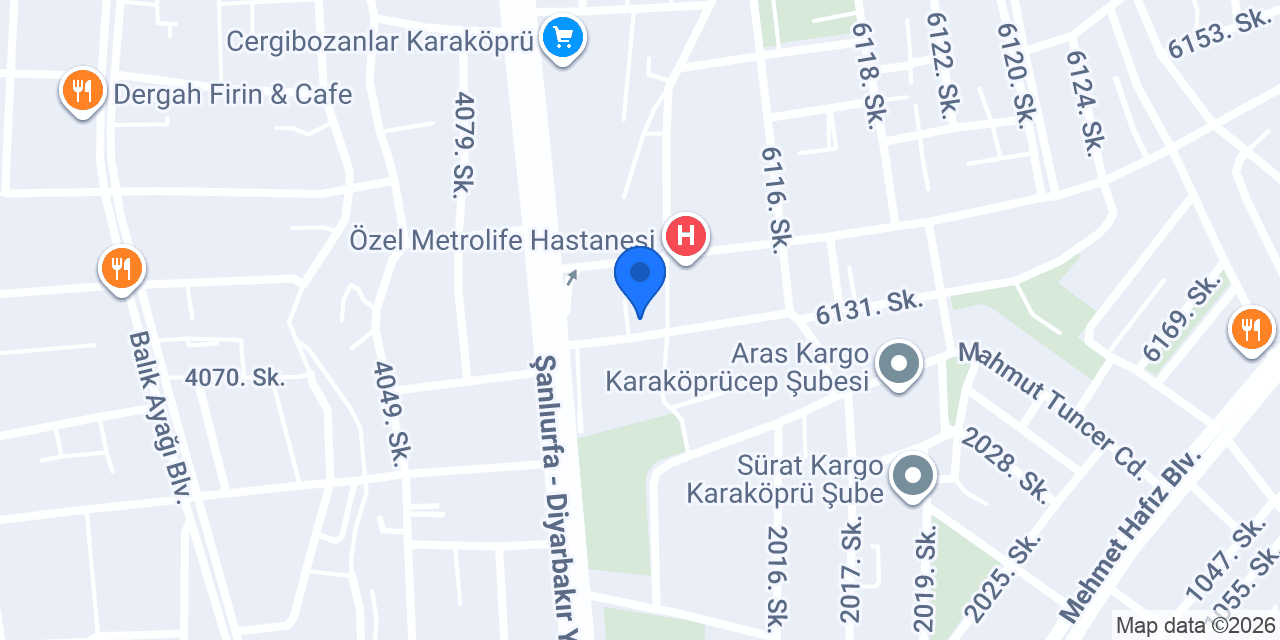 KARAKÖPRÜ ECZANESİ konumu