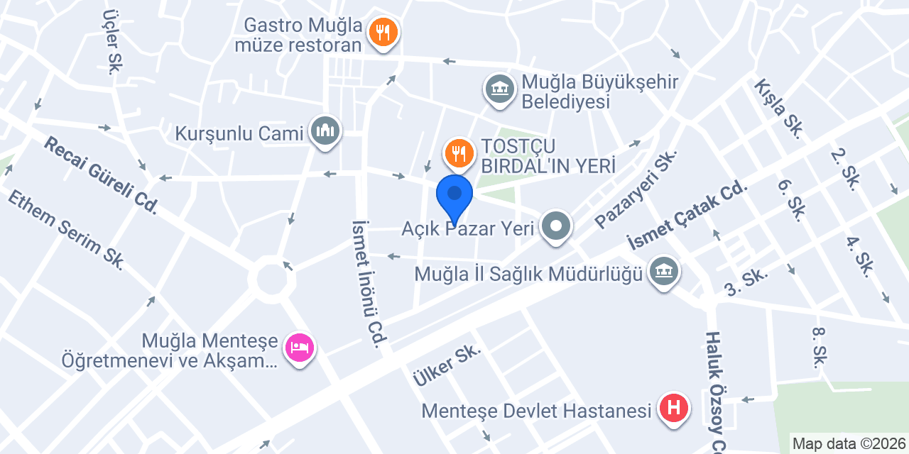 Muğla BritishTown konumu