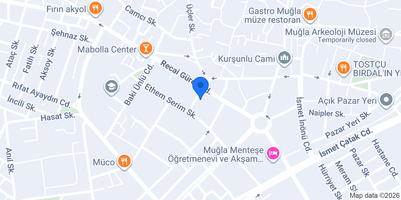 Şah Surucu Kursu konumu