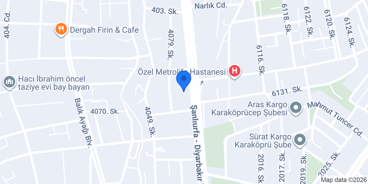 Akyüz Mobilya Merkez Şubesi konumu