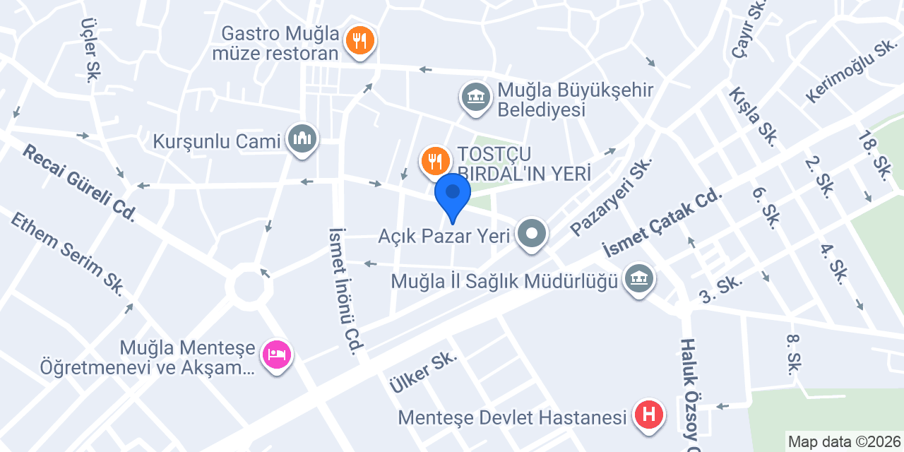Muğla Çiçekcim konumu