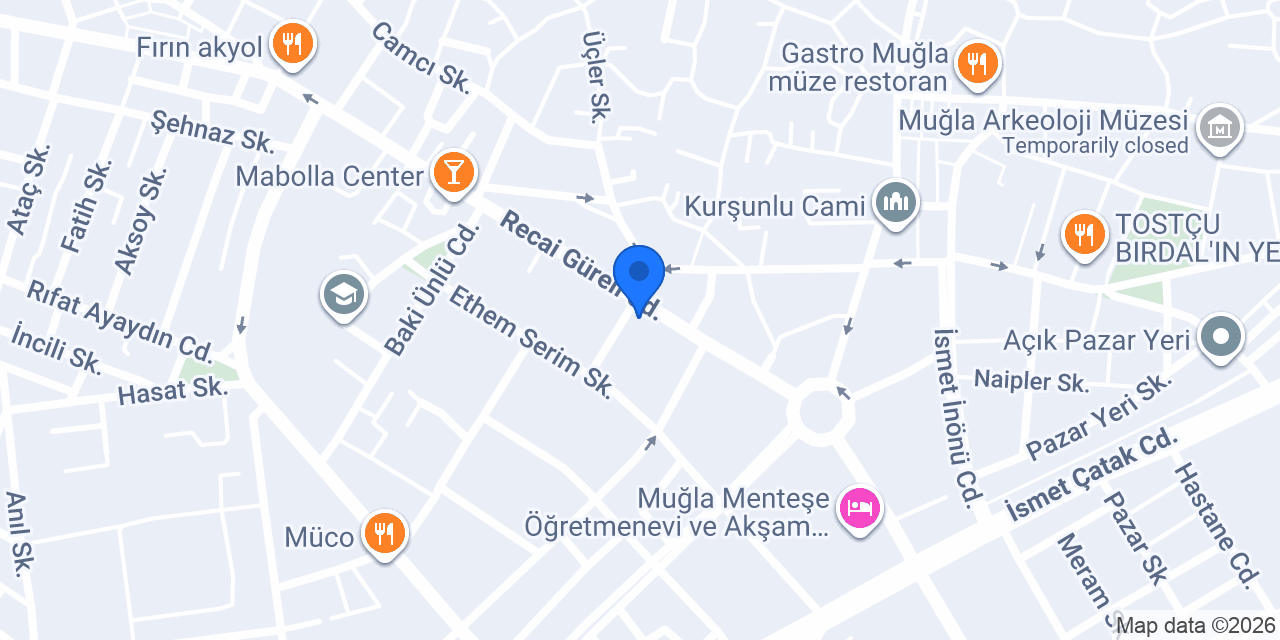 En trendy pizza muğla konumu