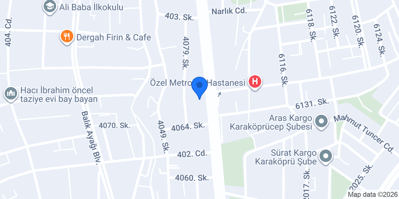 Önşah Mobilya konumu