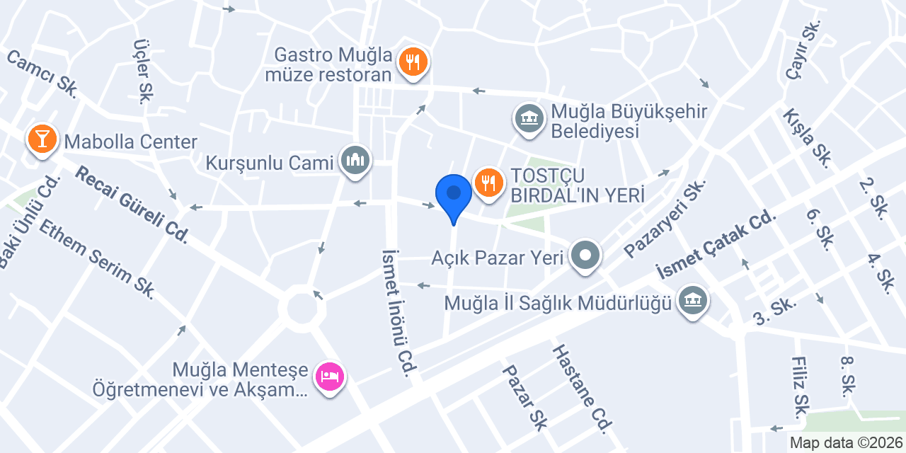 Ulaş Dental Muğla konumu