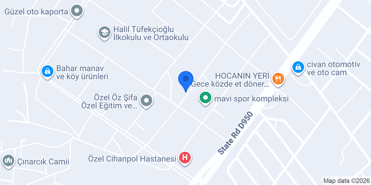 Sorkanoğlu Cam Balkon konumu