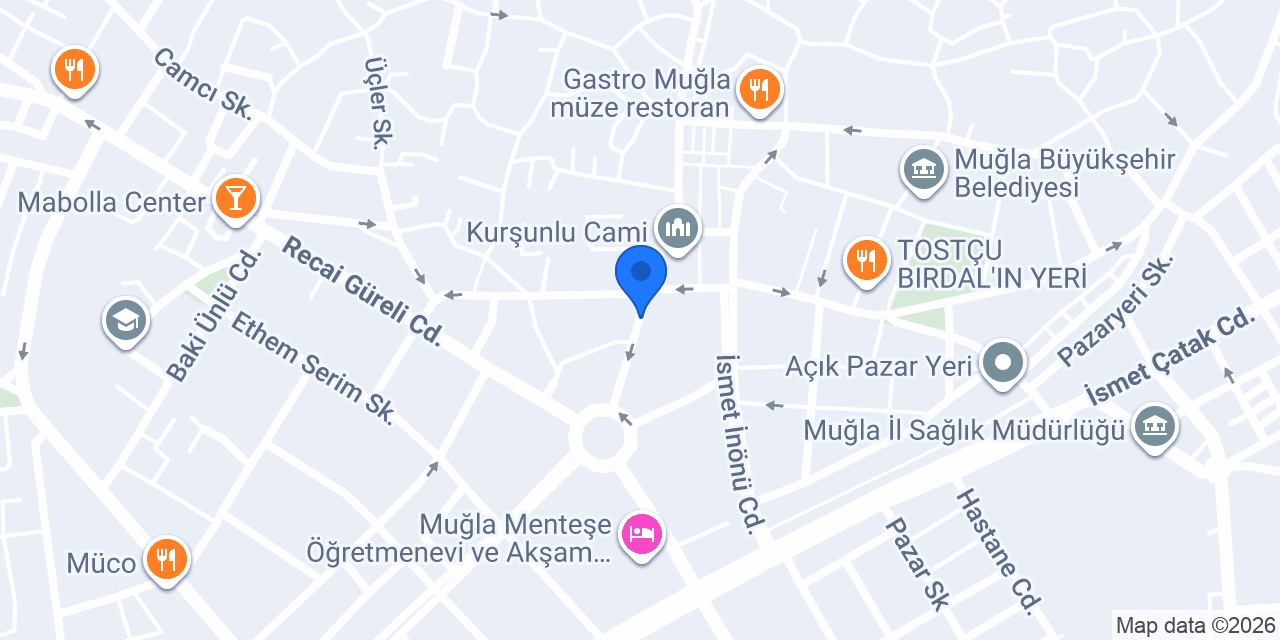 Damla Özcan Kuaför konumu