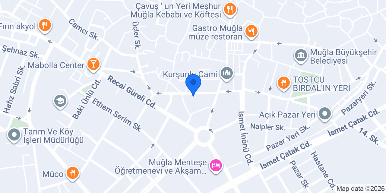 Eymen Mersin Tantuni Muğla konumu